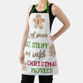 Funny Bake and Watch Christmas Movies Schürze (InSitu)