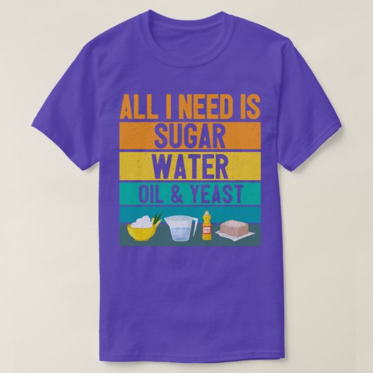 Funny Baker Brot Backbrot Backbäcker Retro T-Shirt (Design vorne)