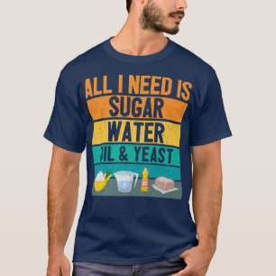 Funny Baker Brot Backbrot Backbäcker Retro T-Shirt