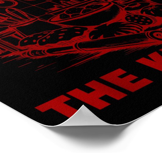 Funny Baker Cook Chef Gift I'll Be In The Kitchen Poster (Ecke)