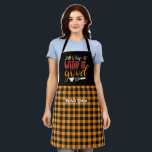 Funny Baker Konditorei Koch Schwarz Gelb Kariertes Schürze<br><div class="desc">Lustvolle und coole Schürze,  um das Kochen noch angenehmer zu machen. Personalisiertes Geschenk für Familie und Freunde,  die Liebe Kochen,  Backen und probieren neue Rezepte in der Küche. Passen Sie die Formulierung an Ihren Anlass an. Mit dem Design-Tool können Sie den Schriftart-,  Schriftart- und Schriftart-Typ weiter ändern.</div>