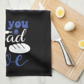 Funny Baker Puff Alles, was Sie wissen ist Liebe K Geschirrtuch (Viertel Falte)