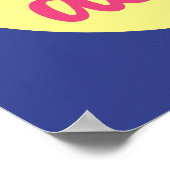 Funny Bakery Be a Sprinkler Donut Küche Kunst Poster (Ecke)