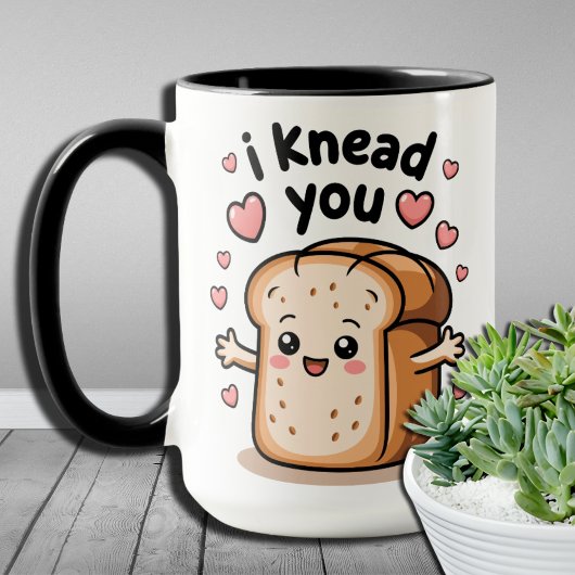Funny Bakery Lover Geschenk Niedlich Kawaii 'I Kne Tasse