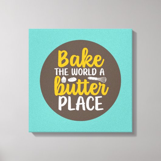 Funny Baking Bäckerei Typografie Retro Wand Kunst (Vorderseite)