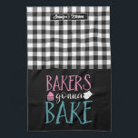 Funny Baking Baka Banca del Gottardo Schwarz-weiß  Geschirrtuch<br><div class="desc">Das coole Küchenhandtuch macht das Kochen noch angenehmer. Personalisiertes Geschenk für Familie und Freunde,  die Liebe Kochen,  Backen und probieren neue Rezepte in der Küche. Passen Sie die Formulierung an Ihren Anlass an. Mit dem Design-Tool können Sie den Schriftart-,  Schriftart- und Schriftart-Typ weiter ändern.</div>
