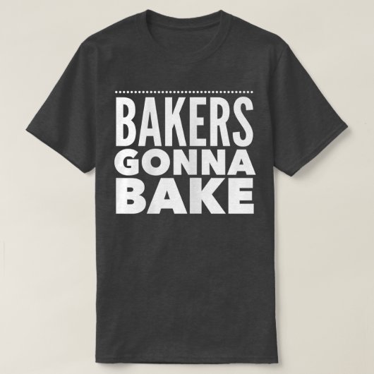 Funny Baking Bakery T-Shirt (Design vorne)