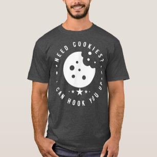 Funny Baking Cookies Zitat, Cooles Kochen Backbäde T-Shirt