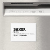 Funny Baking Definition Magnet (In Situ (Geschirrspüler))