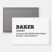 Funny Baking Definition Magnet (Vorderseite/Rückseite)
