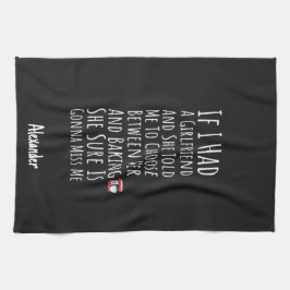 Funny Baking Gift For Him Teen Boys Men Baker Chef Geschirrtuch