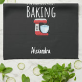 Funny Baking Gifts Baker Chef Humor Personalized Geschirrtuch (Gefaltet)