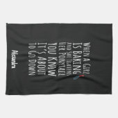 Funny Baking Gifts For Her Teen Girls Women Baker Geschirrtuch (Horizontal)