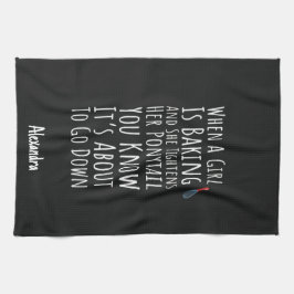 Funny Baking Gifts For Her Teen Girls Women Baker Geschirrtuch