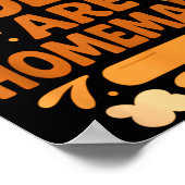 Funny Baking Humor My Rolls Are Homemade Kitchen R Poster (Ecke)