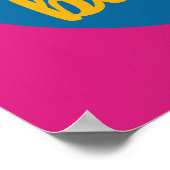 Funny Baking Küche Typografie Retro Baker Kunst Poster (Ecke)