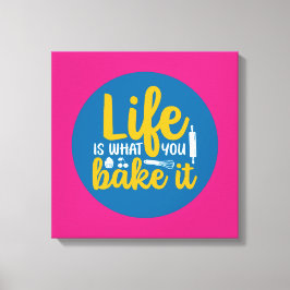 Funny Baking Küche Typografie Retro Wand Kunst