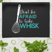 Funny Baking Pun Baker Whisky Kariertes Muster Geschirrtuch (Gefaltet)