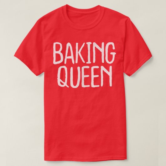 Funny Baking Queen T-Shirt (Design vorne)