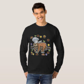 Funny Baking Sloth Baker Cupcake Active T-Shirt (Vorne ganz)