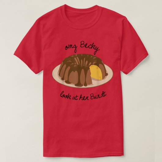 Funny Baking T für Bäcker Liebe Bake Bundt Kuchen  T-Shirt (Design vorne)