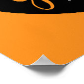 Funny Baking Whip Es Gute bunte Typografie Kunst Poster (Ecke)