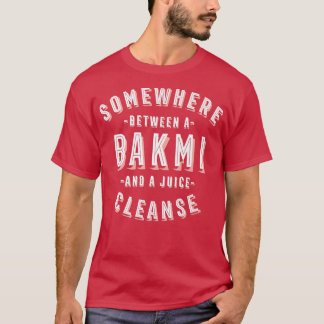 Funny Bakmi und ein Juice Cleanse Bami Vegane Nood T-Shirt