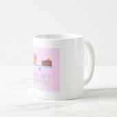 Funny Balanced Diet Cupcake Kaffeetasse (VorderseiteRechts)