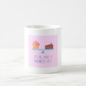 Funny Balanced Diet Cupcake Kaffeetasse (Mittel)