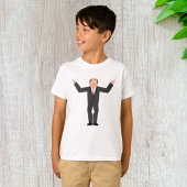Funny Bald Businessman Shrugging Humore T-Shirt