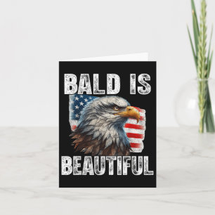 Funny Bald ist wunderschöner Adler 4. Juli Usa Tei Karte