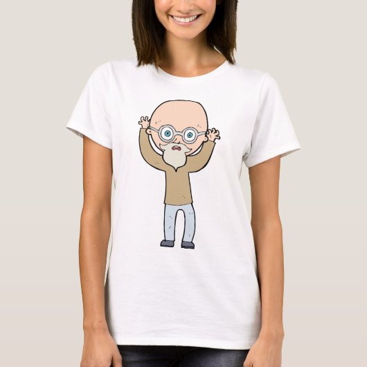 Funny Bald Man T-Shirt (Vorderseite)
