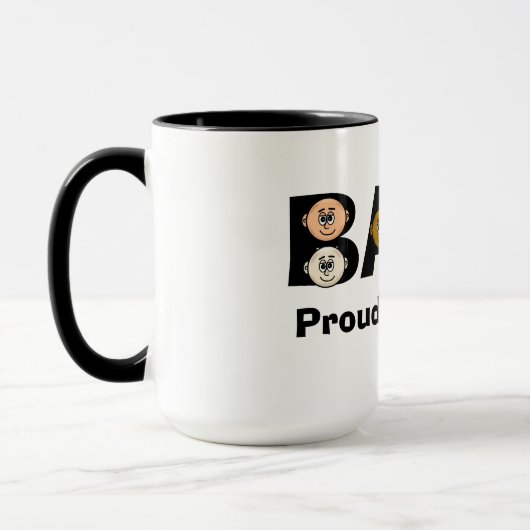 Funny Bald Pride Tasse für Männer (Links)
