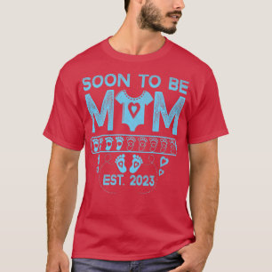 Funny bald zu Mommy Mama Funny Pregnancy Ankündigu T-Shirt