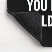 Funny Balding Quote Blink If You Love Bald Guys Mousepad (Ecke)