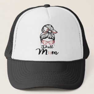 Funny Ball Mama Softball Baseball Outfit for Women Truckerkappe