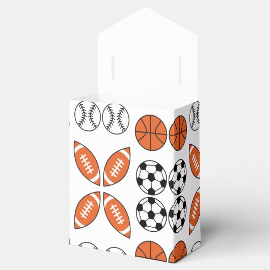 Funny Ball Pattern Geschenkschachtel (Geöffnet)