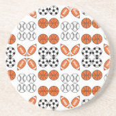 Funny Ball Pattern Getränkeuntersetzer (Vorne)