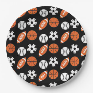 Funny Ball Pattern Pappteller