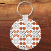 Funny Ball Pattern Schlüsselanhänger (Vorderseite)