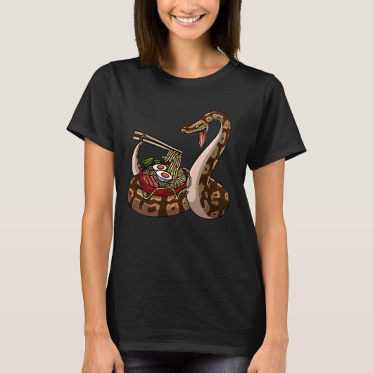 Funny Ball Python Kunst für Männer Schlangen Ball T-Shirt (Vorderseite)