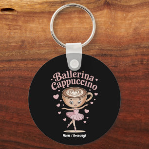 Funny Ballerina Cappuccina Italienisch Brainrot Me Schlüsselanhänger