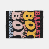 Funny Ballet Dance Dancer Ballet Boy wie ein norma Fleecedecke (Vorderseite (Horizontal))