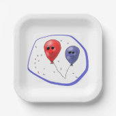 Funny Ballloons Teller (Vorderseite)