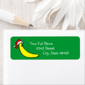 Funny Banana Custom Return Address Label (Insitu)
