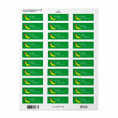 Funny Banana Custom Return Address Label (Vorne)