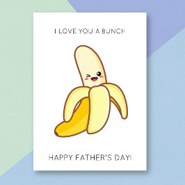 Funny Banana Fruit Pun Vatertag Card Karte