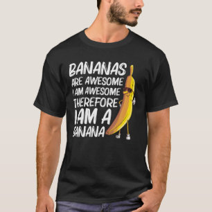 Funny Banana Geschenk Männer Frauen Frucht Eater  T-Shirt