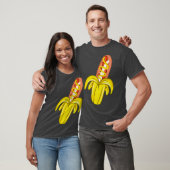 Funny Banana Hot Dog Würstchen Geschenk T-Shirt (Unisex)