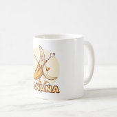 Funny Banana Kaffeetasse (VorderseiteRechts)